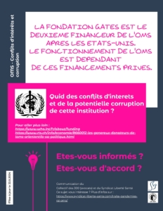 10. Conflits d'intérêts et Corruption - Traité Pandémies OMS Règlement Sanitaire International Collectif des 300 IAL- Syndicat Liberté Santé SLS