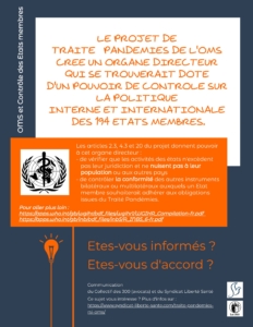 9. Contrôle des Etats Membres - Traité Pandémies OMS Règlement Sanitaire International Collectif des 300 IAL- Syndicat Liberté Santé SLS