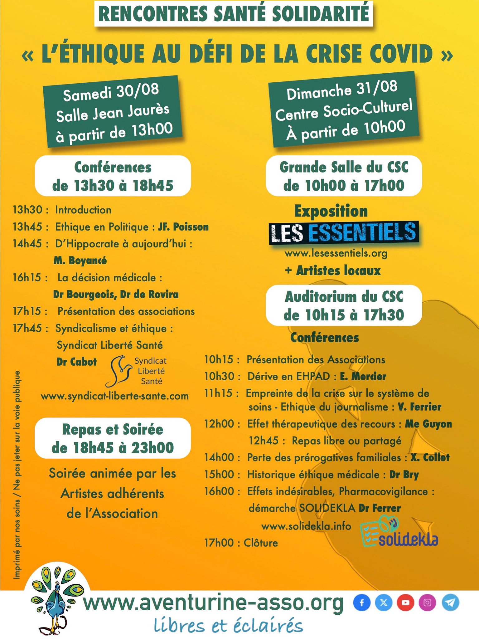 Programme Rencontres Solidarité Santé BRIARE Aventurine