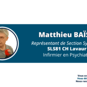 Matthieu Baisse Représentant de Section Syndicale SLS81 CH Lavaur Tarn Occitanie Syndicat Liberté Santé