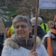Pascale POLLY, infirmière, lors d'une mobilisation du Syndicat Liberté Santé